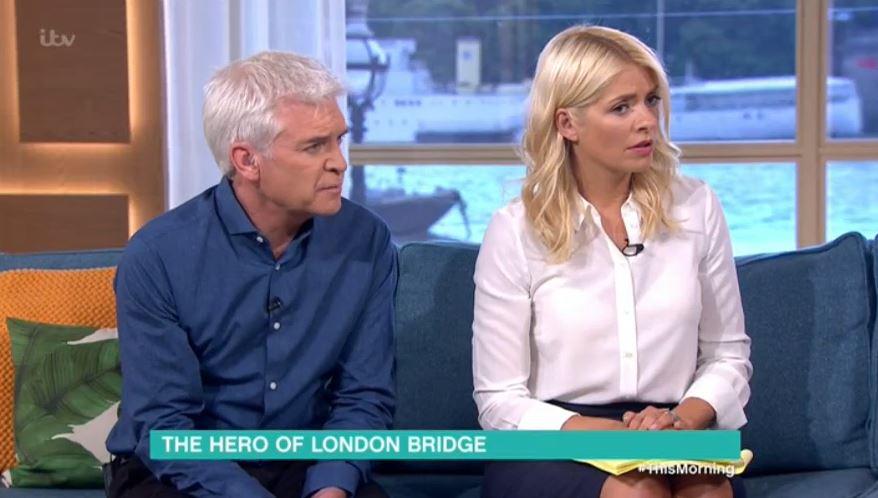  Holly Willoughby and Phillip Schofield meet Gerard Vowles on This Morning