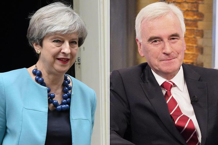  Labour's Shadow Chancellor, John McDonnell, has called for a million people to hit the streets in a bid to oust Theresa May from Number 10