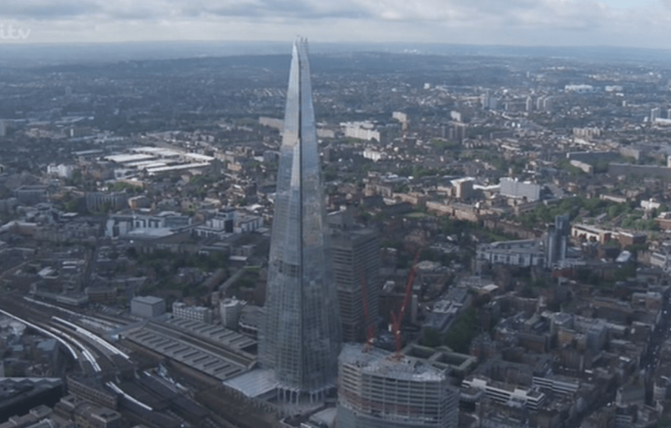  The wedding took place inside The Shard