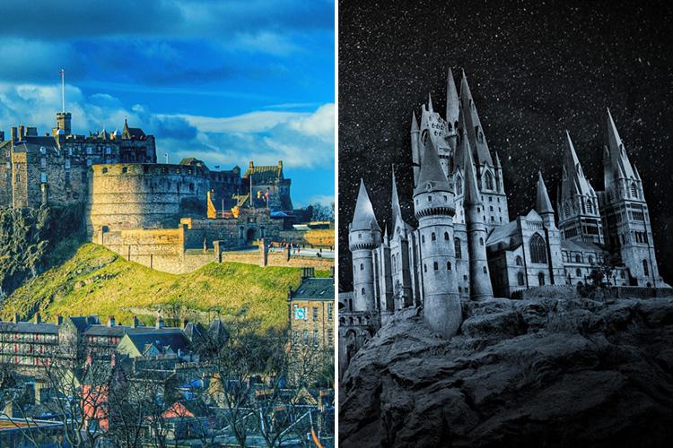  It is often claimed that Hogwarts School of Witchcraft and Wizardry is modelled on Edinburgh Castle