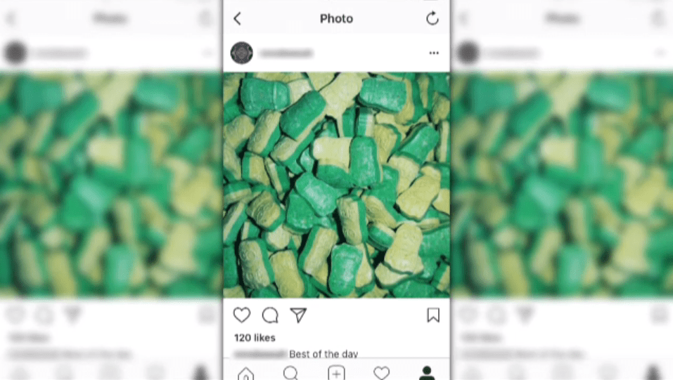 Teens show off a haul of ecstacy tablets on Instagram 