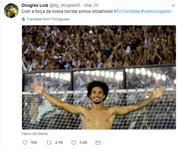 Manchester City have been scouting Douglas Luiz for the past year