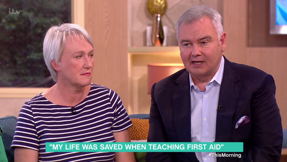  Eamonn Holmes revealed his brother's life was saved by CPR on This Morning