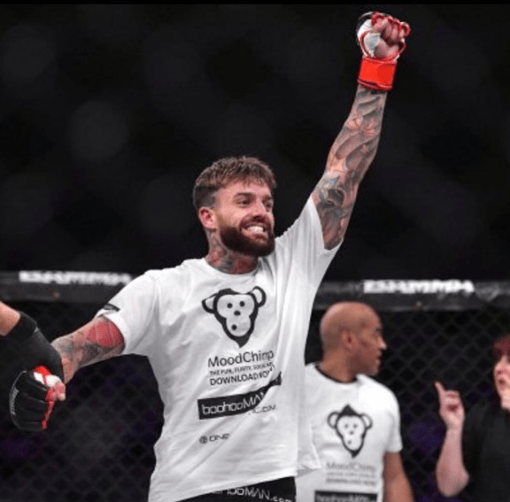  Aaron Chalmers won on his MMA debut back in May