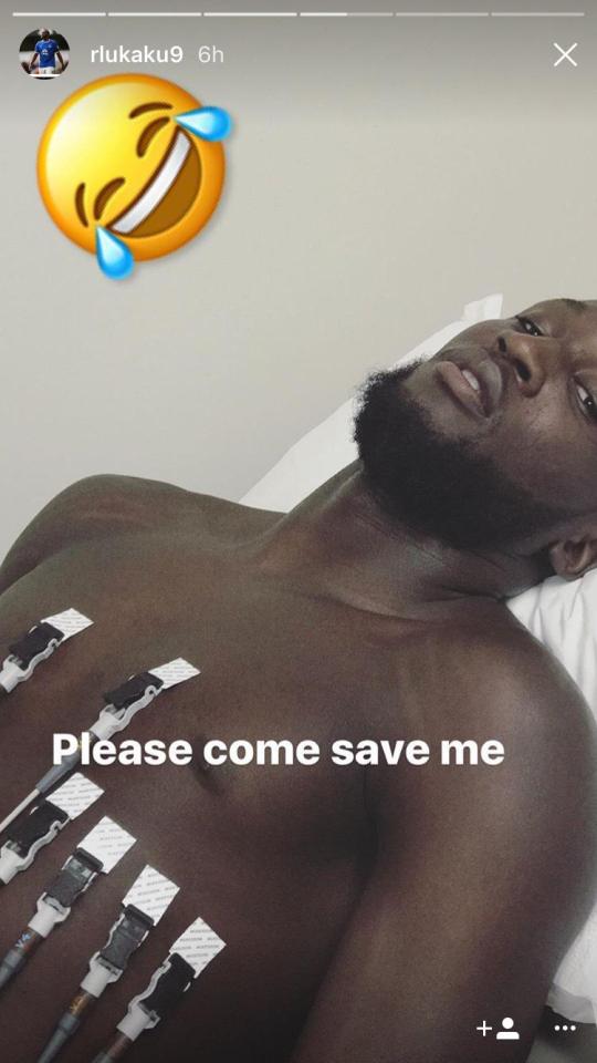 Romelu Lukaku undergoes his Manchester United medical ahead of a £75m transfer