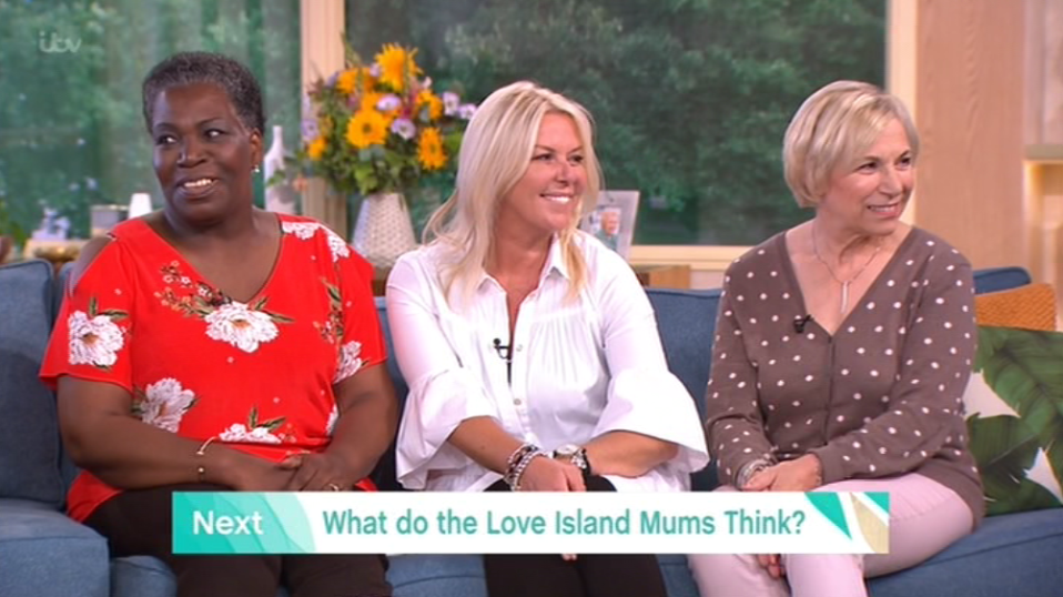  The mother's of Love Island stars Marcel Somerville, Gabby Allen and Chris Hughes appeared on This Morning