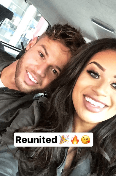 They shared this photo in the car on the way to the reunion show