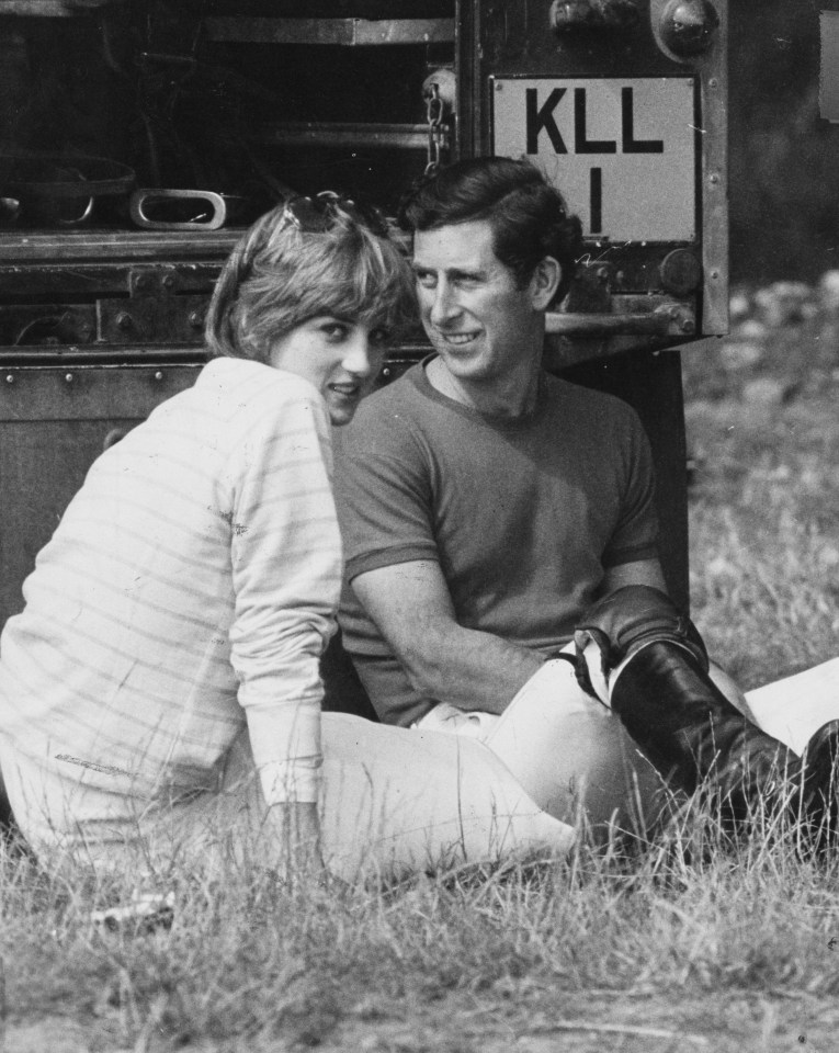 Diana and Charles shortly before their July 1981 wedding