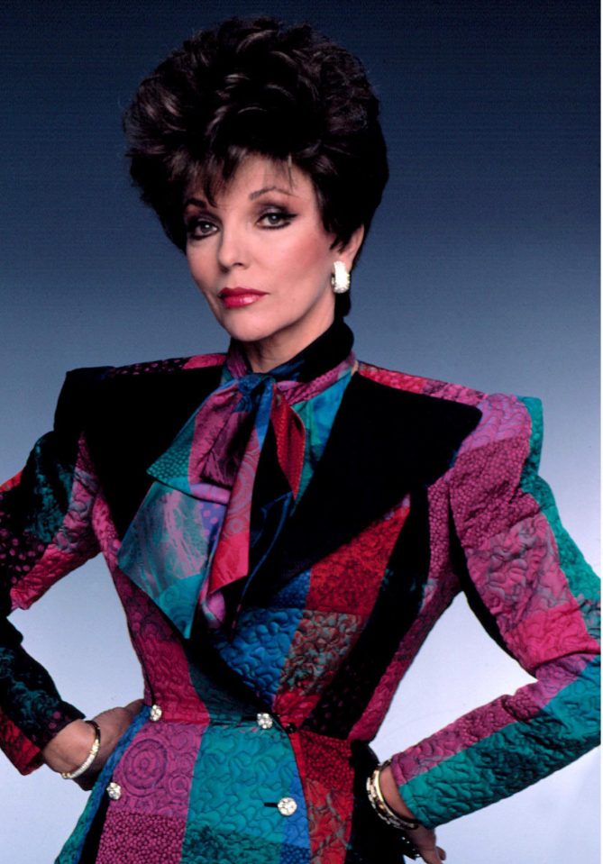  Dynasty star Joan Collins took power dressing to a whole new level