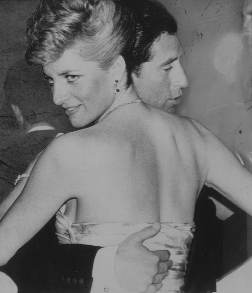  Diana Dares... dancing in a backless dress with Charles in Australia in 1988