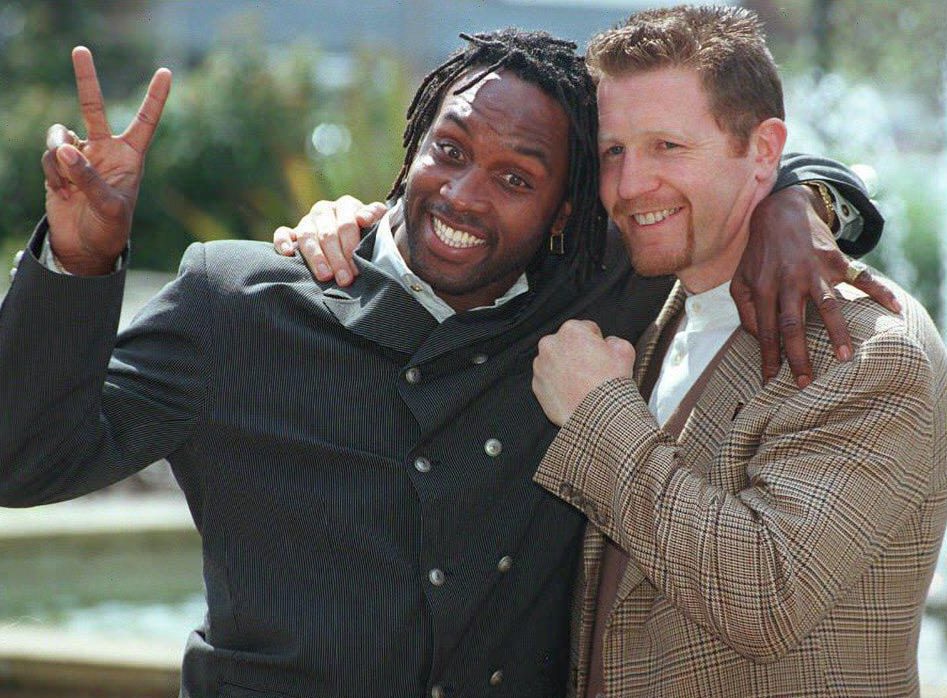 Back in the 1990s Nigel Benn and Steve Collins went toe to toe in the ring - now they are set to fight once again