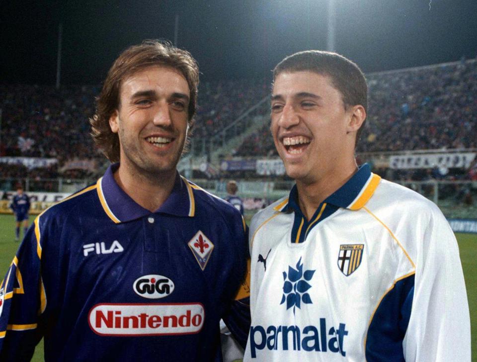  Gabriel Batistuta explains he played football in Italy in 'the good times'