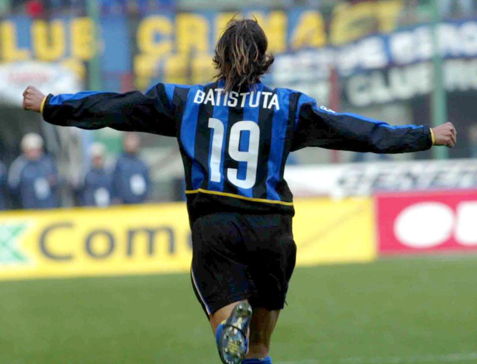  Gabriel Batistuta finished career in Europe with Inter Milan in 2003