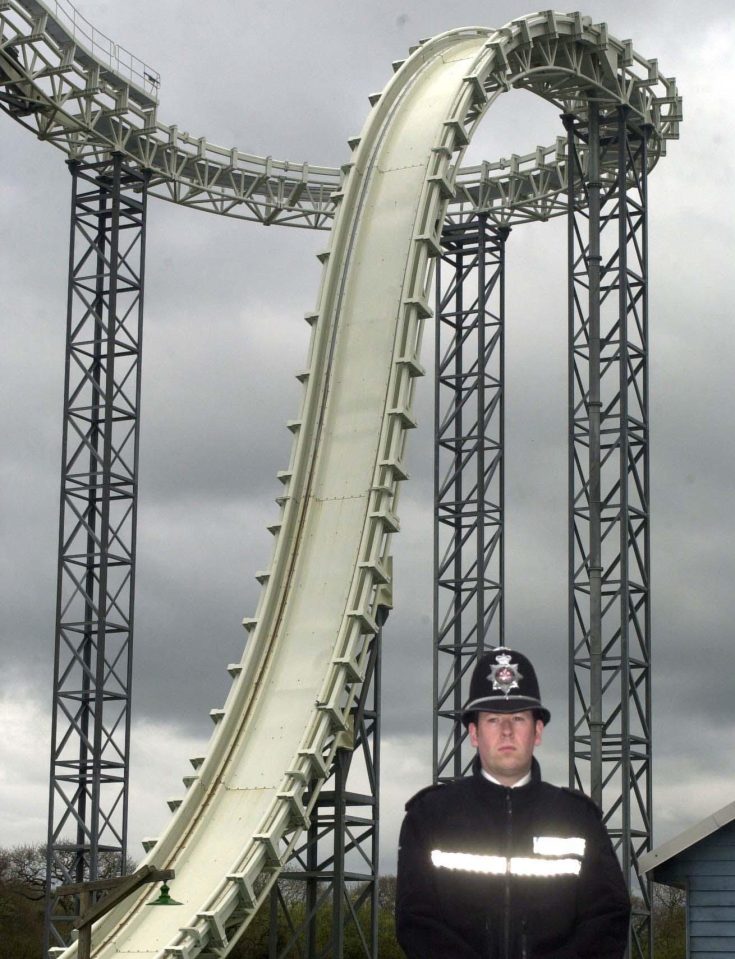  Hayley was thrown from the ride in front of her horrified family as her car passed over the top of the ride