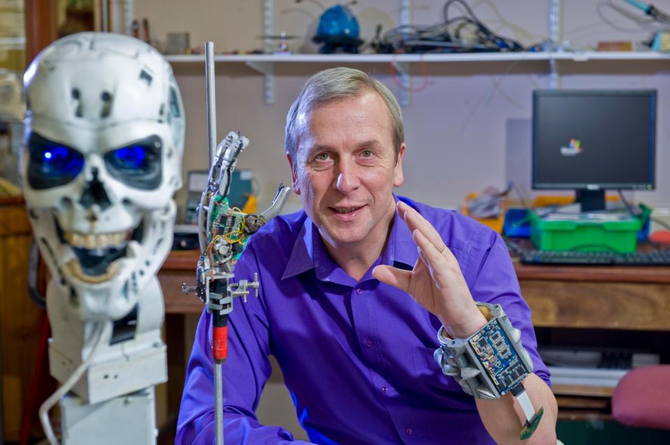 Robotic Professor Kevin Warwick said the development is potentially dangerous