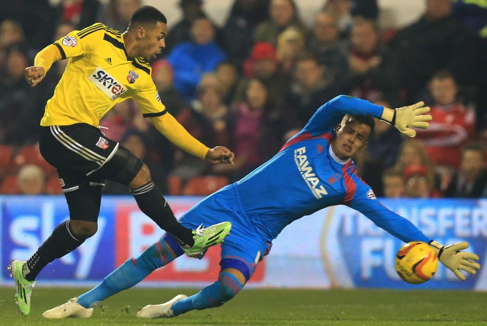 Keeper Karl Darlow...also wanted by Monk