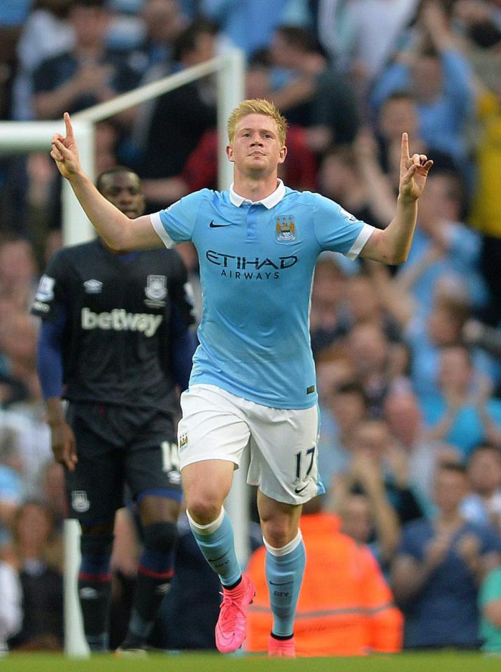 Manchester City spent a whopping £54million to sign Belgian Kevin De Bruyne