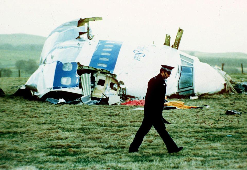  A bomb exploded on the Pan Am flight 103 in 1988 and killed 270 people