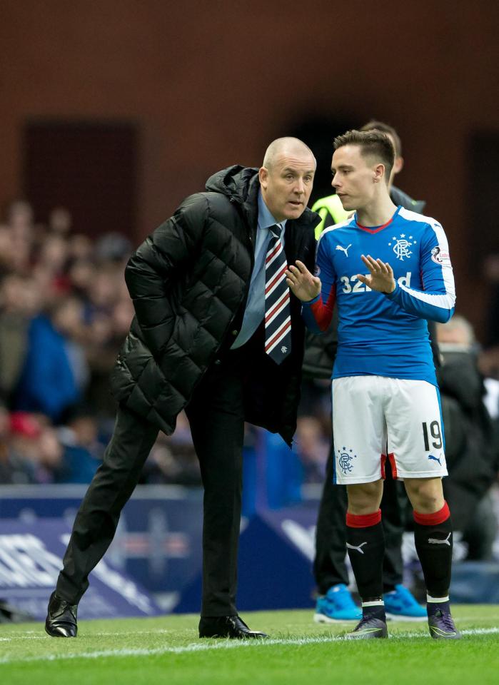  Forest boss Mark Warburton worked with Barrie McKay at Rangers