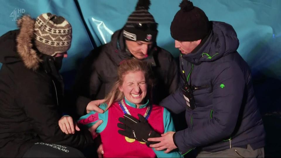  Rebecca Addlington described her fall on The Jump as being more painful than childbirth