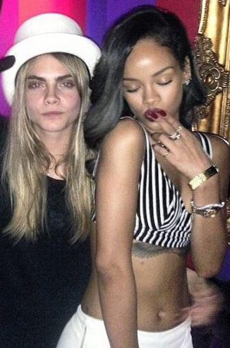  Brit model Cara Delevingne is a close pal of Rihanna