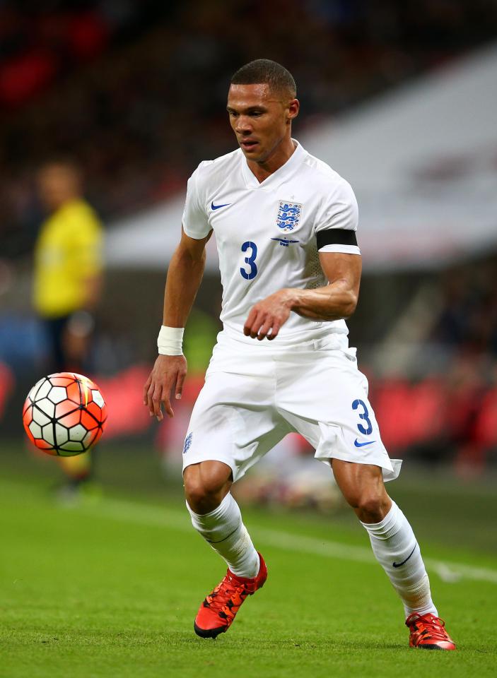 Gibbs in action during an international friendly against France