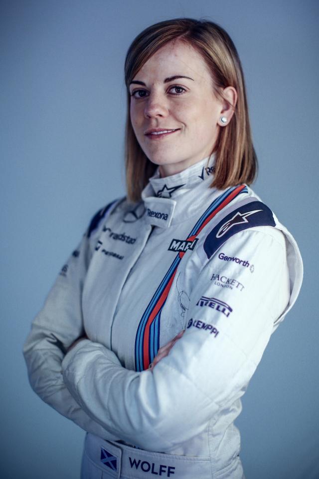  Susie Wolff is a role model for female racing drivers