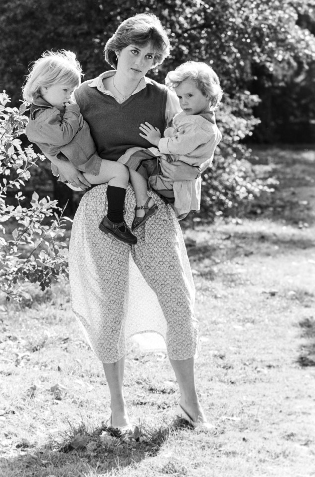 The sun shines through Diana’s skirt at Pimlico kindergarten in one of the most famous photos of her