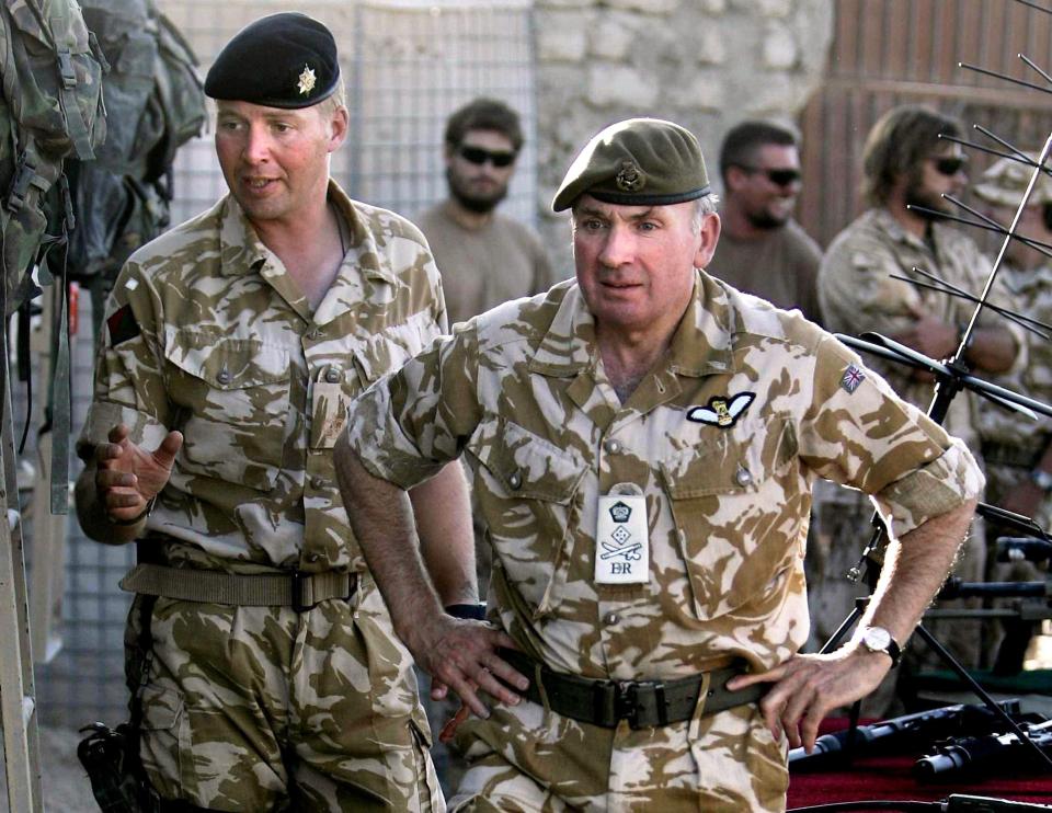  General Lord Dannatt (right) blames a lack of funding for veterans who need help