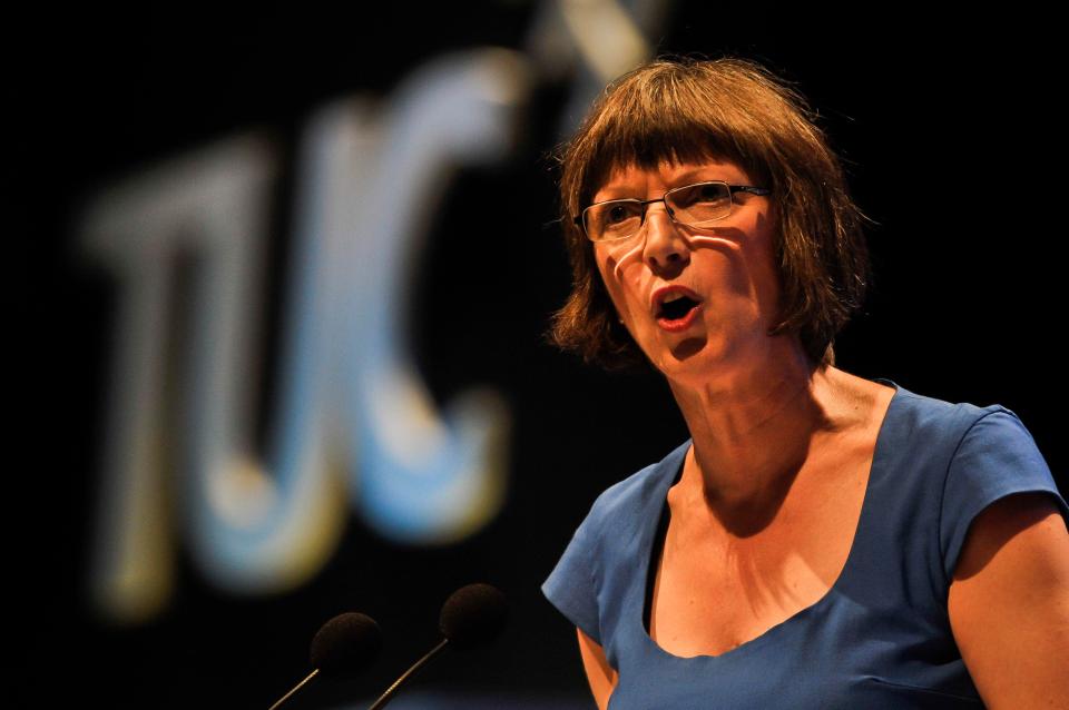  Frances O’Grady, boss of the TUC, called the figures 'grim'