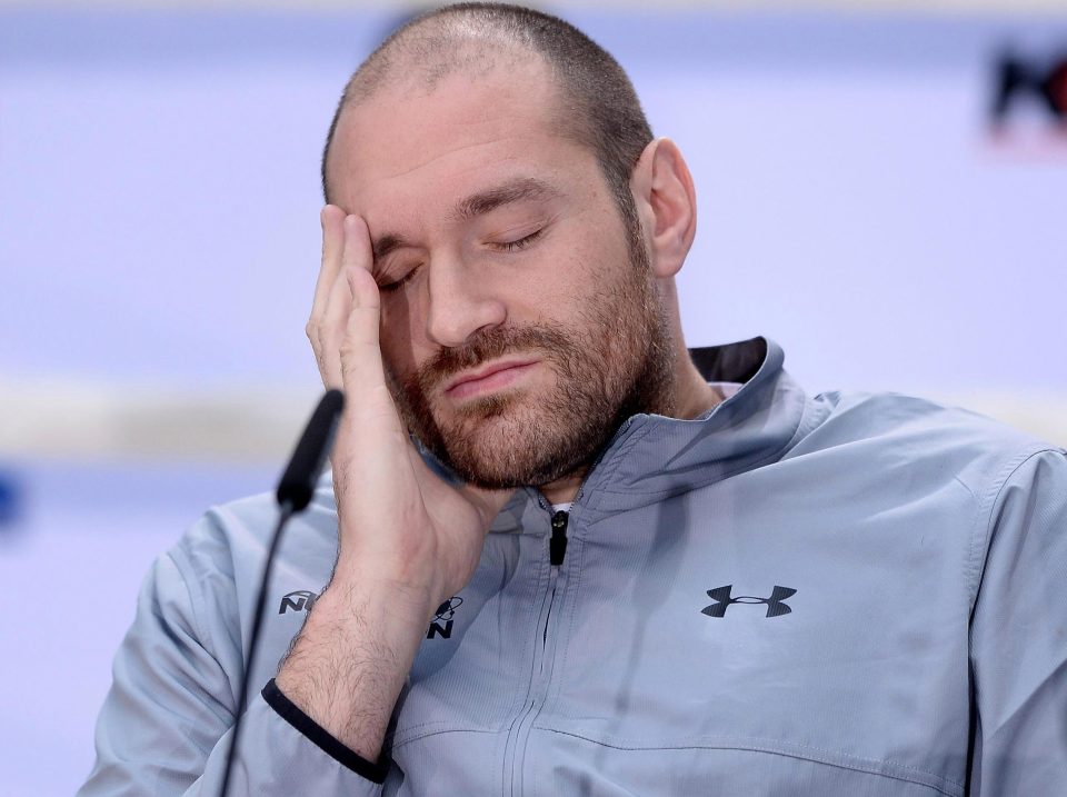 But things have continued to be frustrating for Tyson Fury as he aims to get back his boxing licence