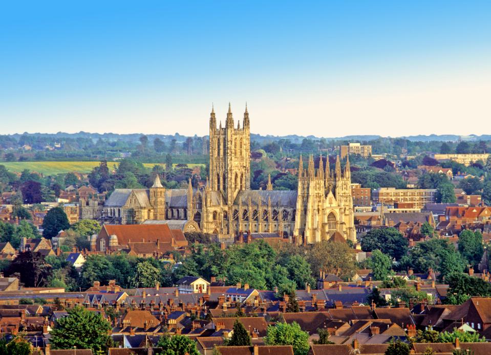  Canterbury Cathedral, in Kent, is a World Heritage Site