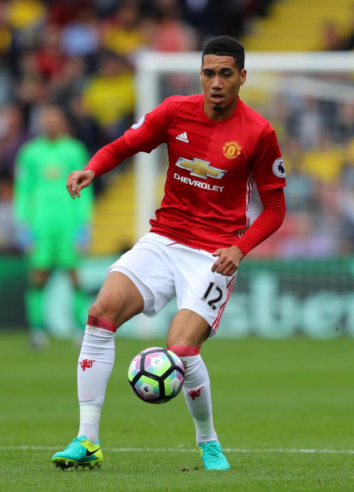  Chris Smalling is also target for Tony Pulis at West Brom who is looking to strengthen his back-line