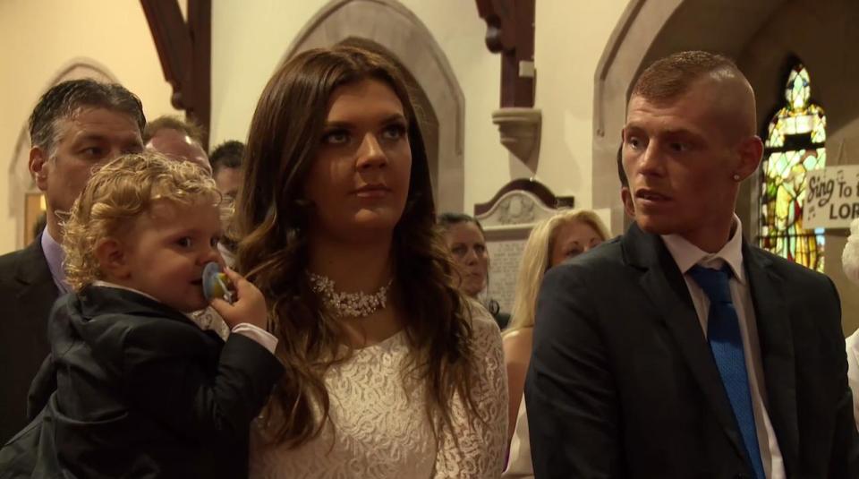 The pair fell out at Brooklyn's Christening after Ste confessed he still had feelings for Amber