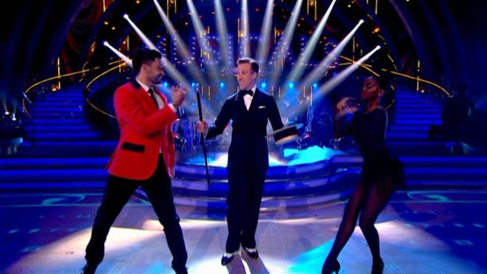  Anton du Beke prepares to perform hit musical number on Strictly Come Dancing