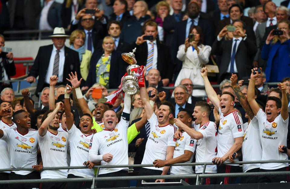 Wayne Rooney captained Manchester United to FA Cup success in 2016