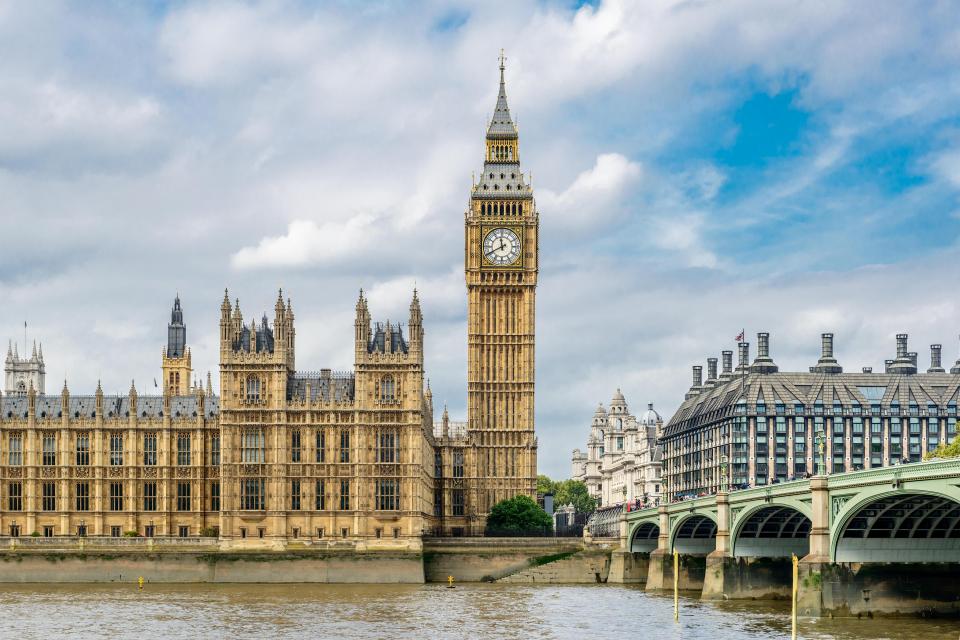  Westminster Palace and Abbey have also been recognised