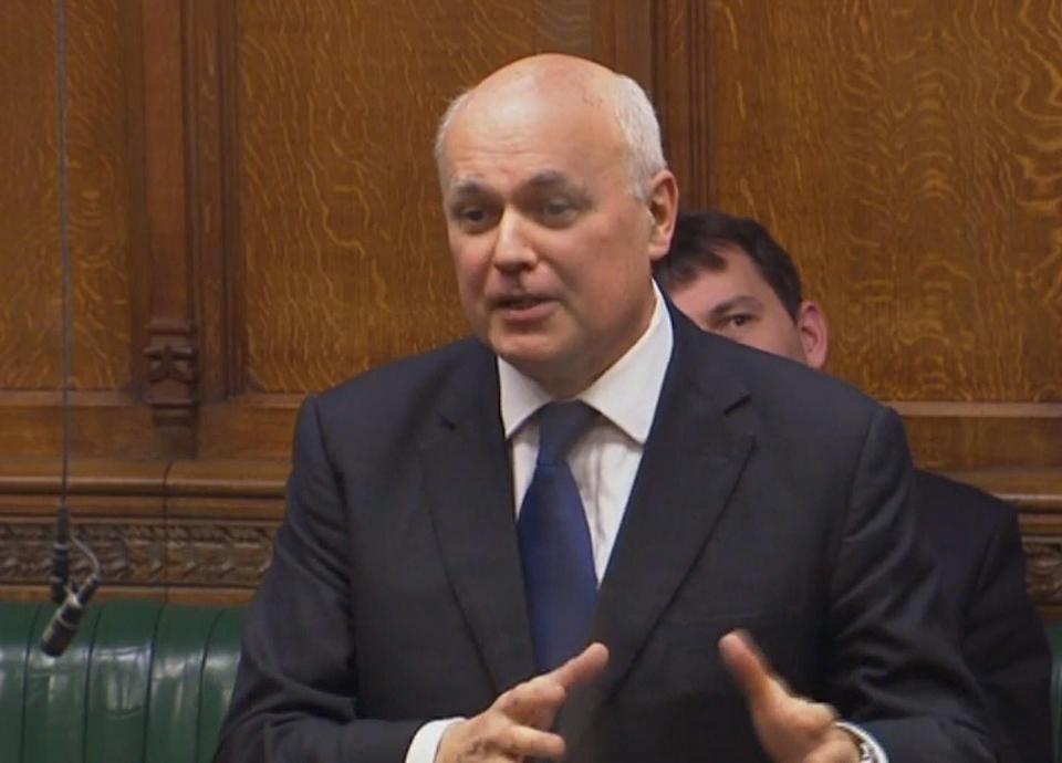  Tory MP Iain Duncan Smith claims Blair is 'probably the worst-placed person' to negotiate with the EU