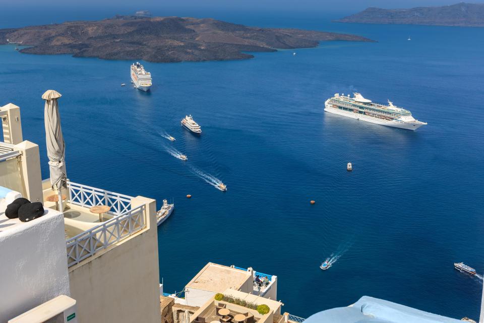  Santorini in Greece, which places 53rd on the list of the world's safest places