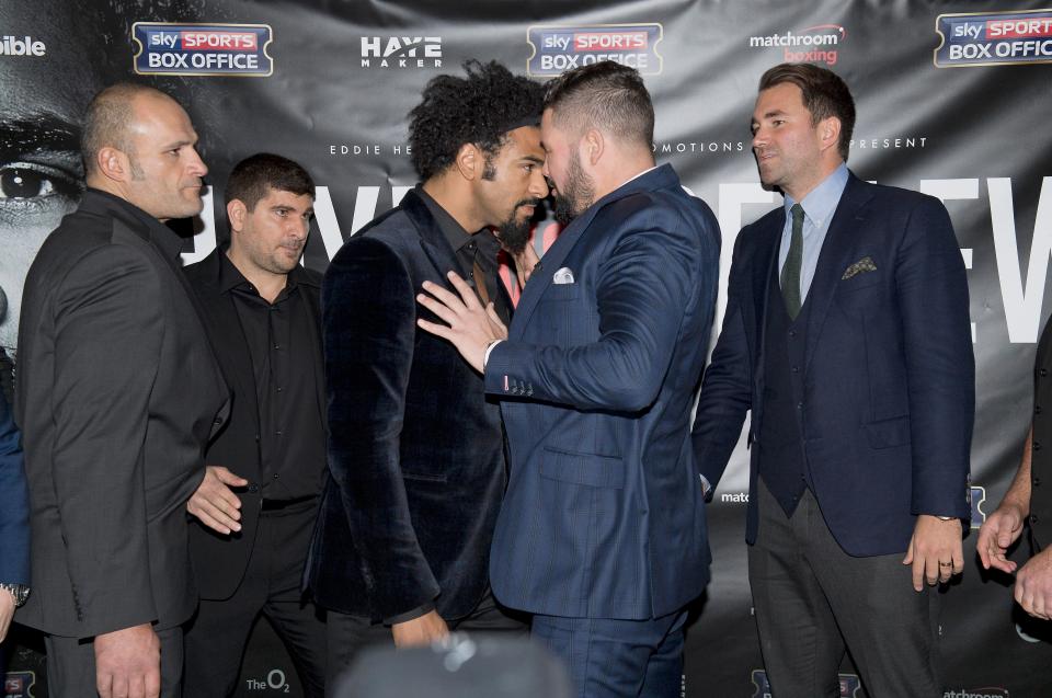  David Haye had said he was going to put Tony Bellew in the hospital before the fight