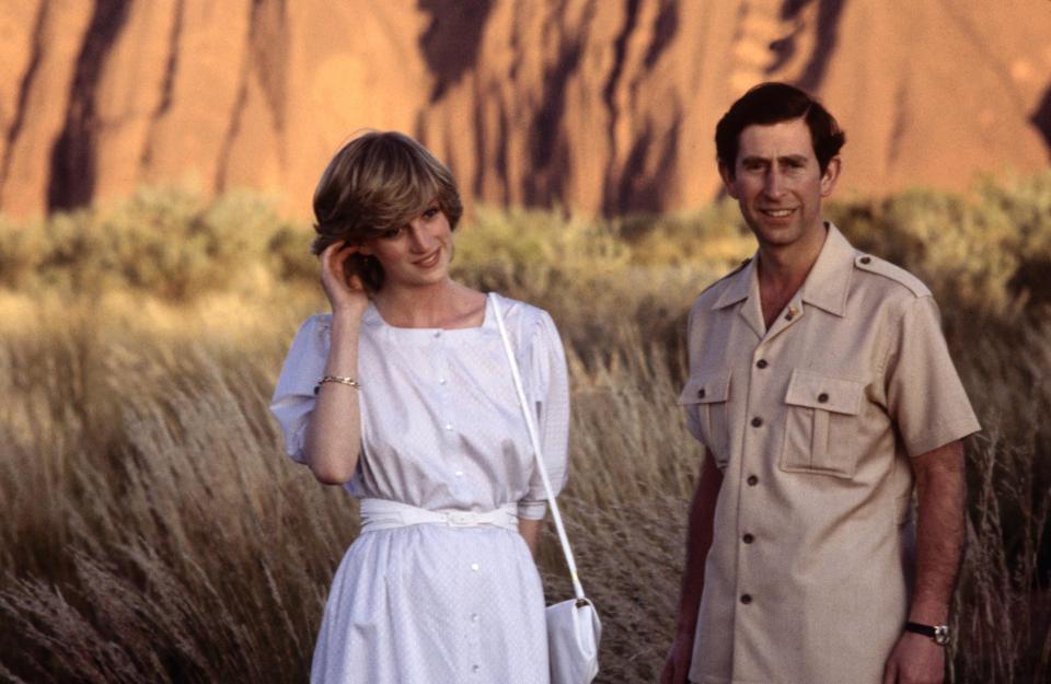  Princess Diana and Charles at Ayers Rock