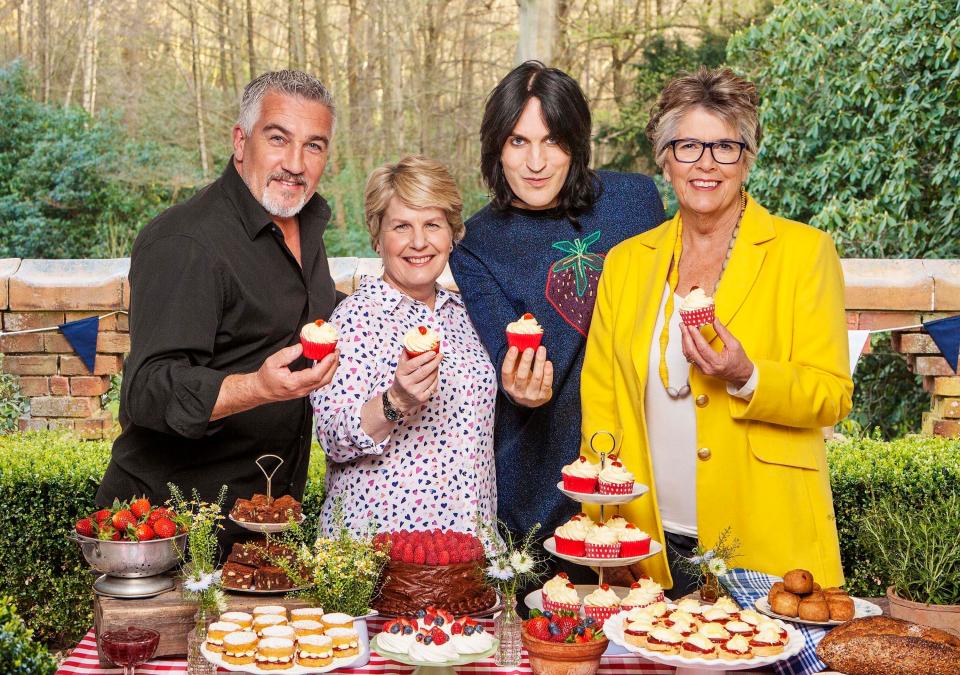  Tensions are simmering in the Channel 4 Bake Off tent between Paul Hollywood, Sandi Toksvig, Noel Fielding and Prue Leith