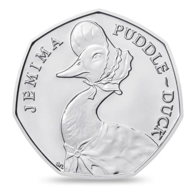 Jemima Puddle-Duck is already the most sought after Beatrix Potter 50p