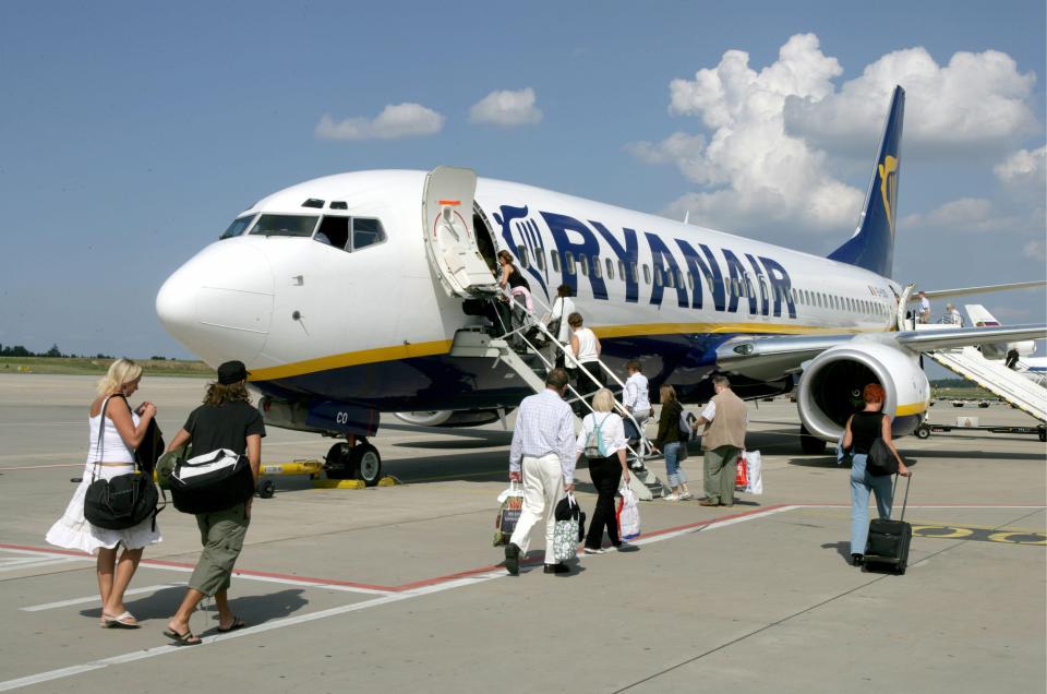  The cost of Ryanair flights are set to fall by as much as nine per cent on some routes this summer