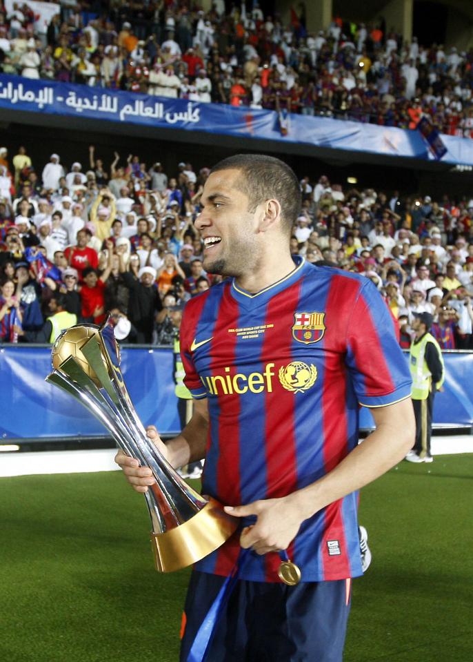  Dani Alves is one of the most successful players ever with 33 trophies