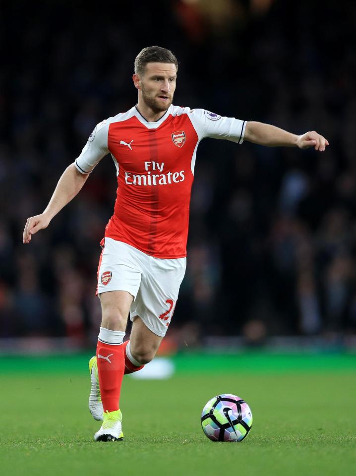  Shkodran Mustafi is a target for Inter Milan as they chase a Champions League place