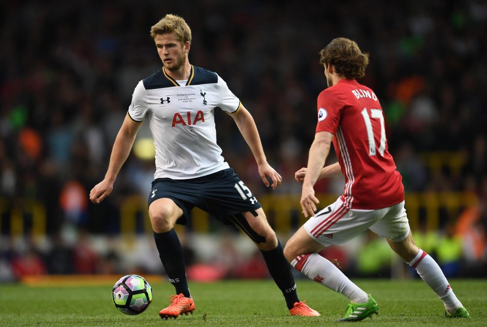  Eric Dier in action against United last season