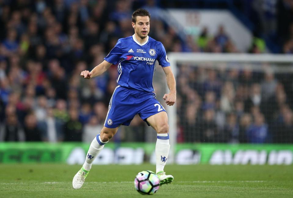 Cesar Azpilicueta is set to be moved out to right wing-back