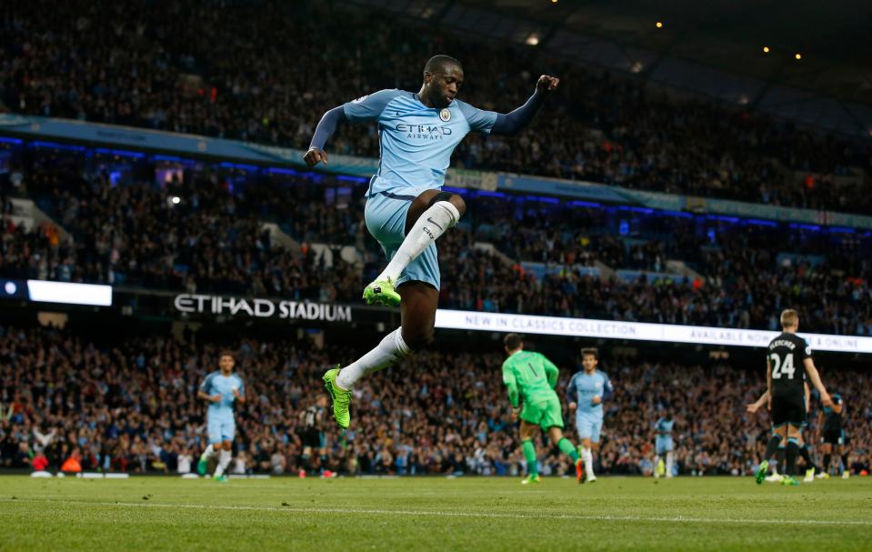 Yaya Toure enjoyed something of a comeback season in 2016-17