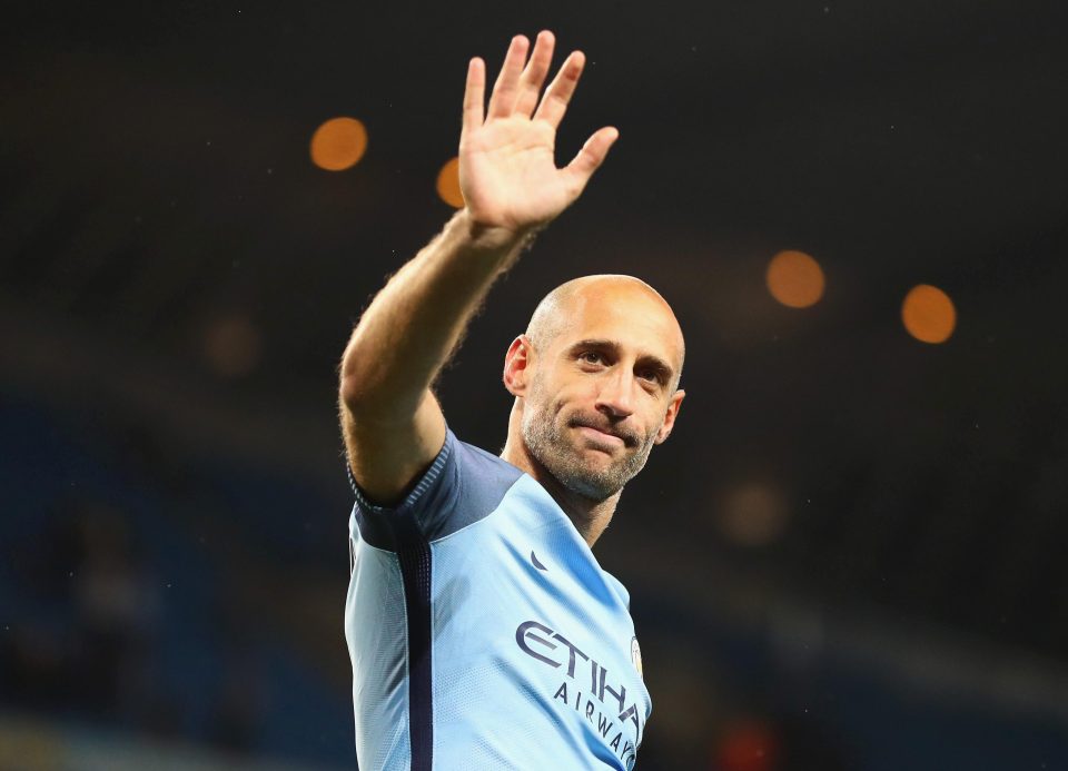 hart joins former team-mate Pablo Zabaleta at the London Stadium